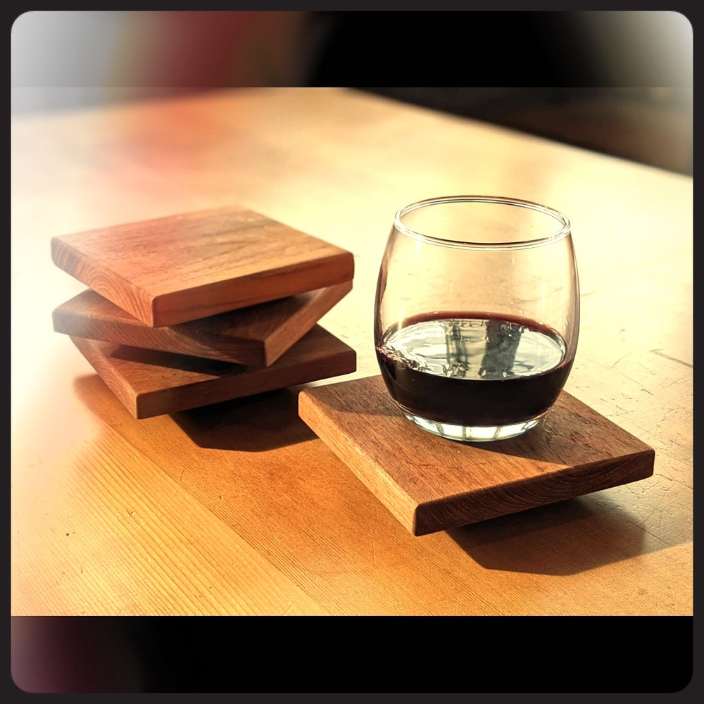 Teak Coasters